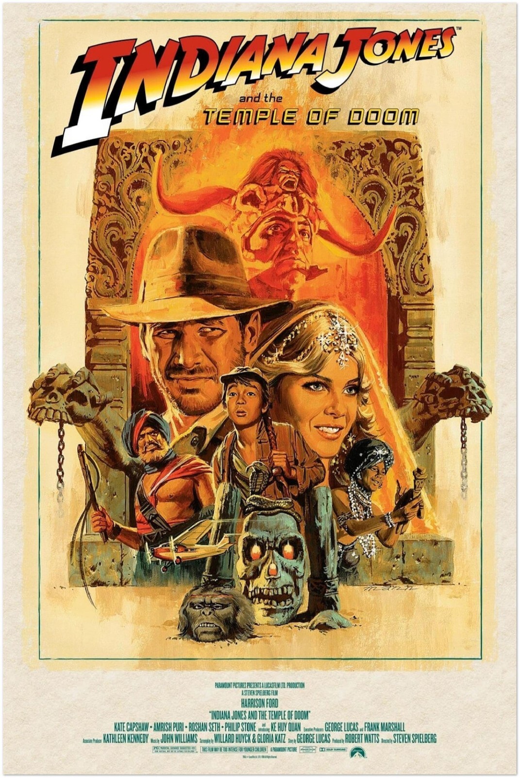 Indiana Jones and the Temple of Doom Poster