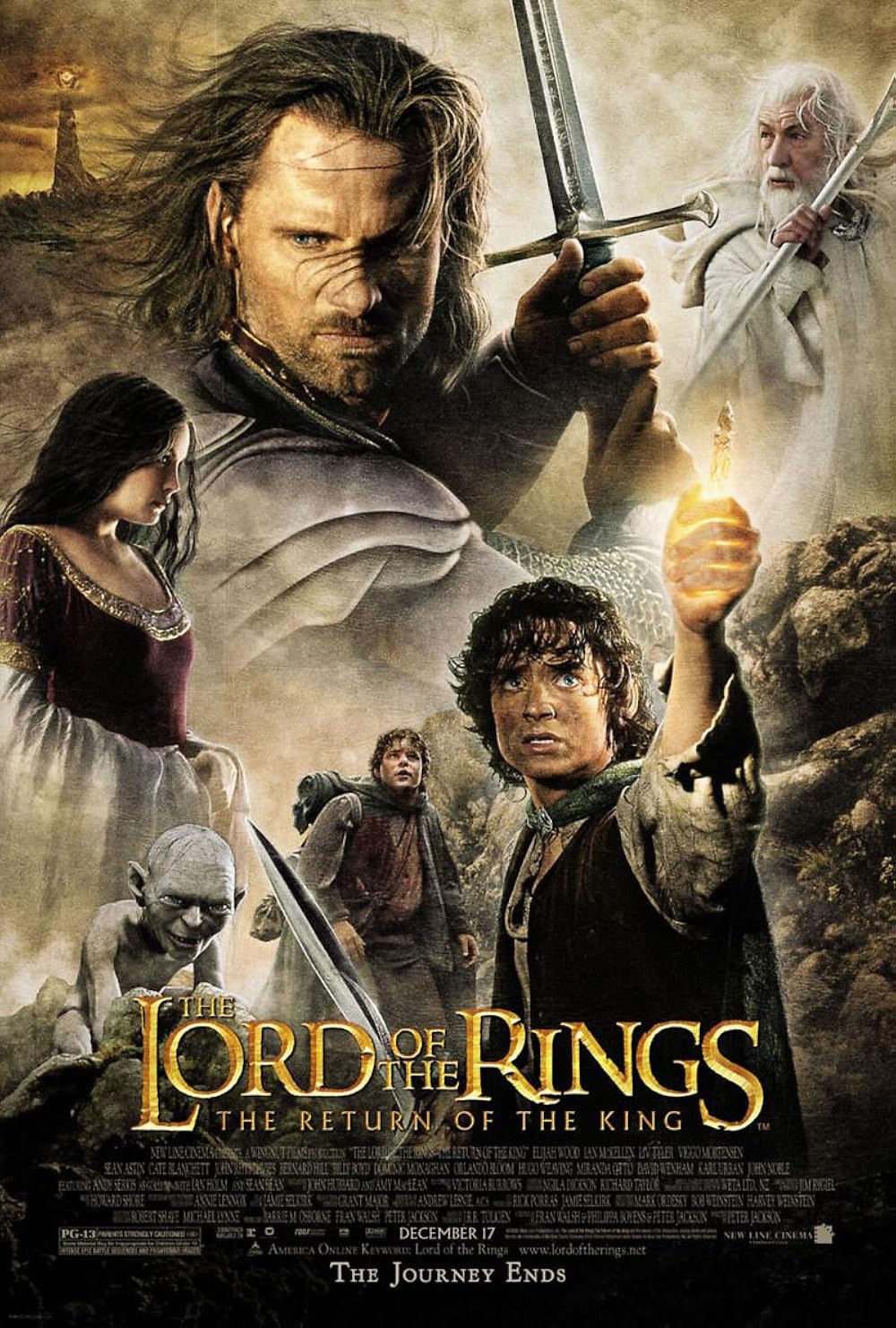 The Lord of the Rings: Return of the King Movie Poster